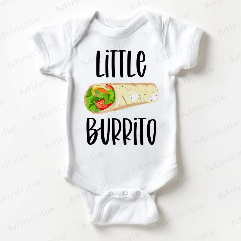 LITTLE BURRITO Baby White Bodysuit - White - 18-24M - image 1