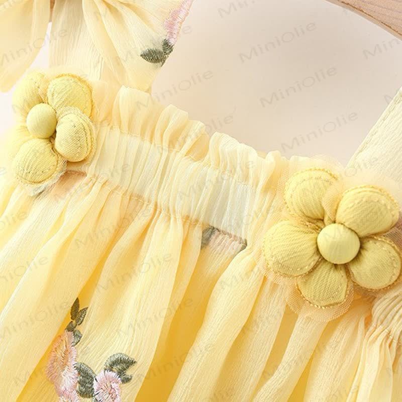 Baby Girl Bow Flower Slip Dress - image 6