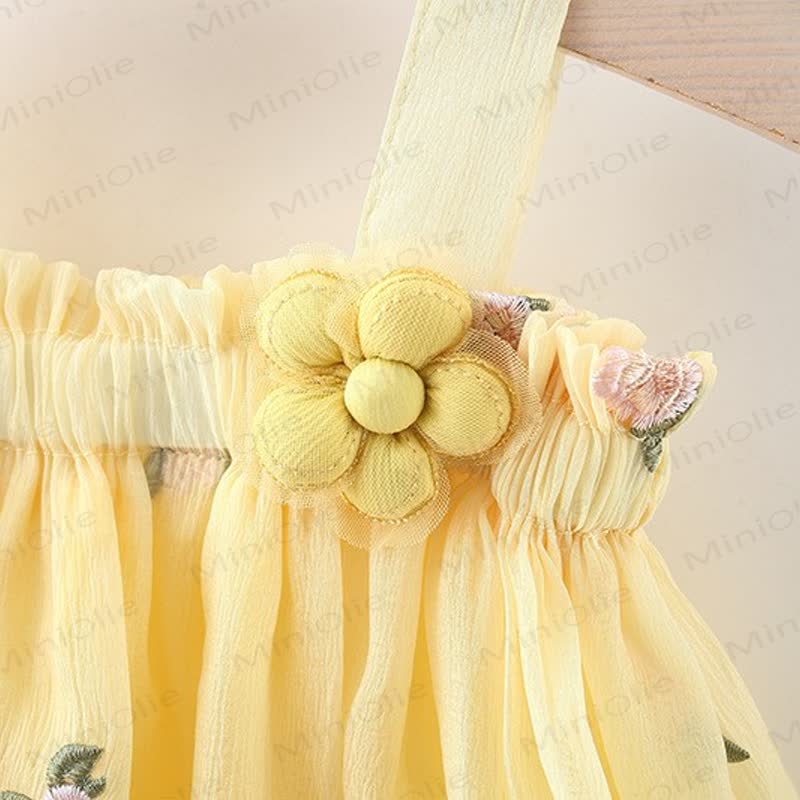 Baby Girl Bow Flower Slip Dress - image 7