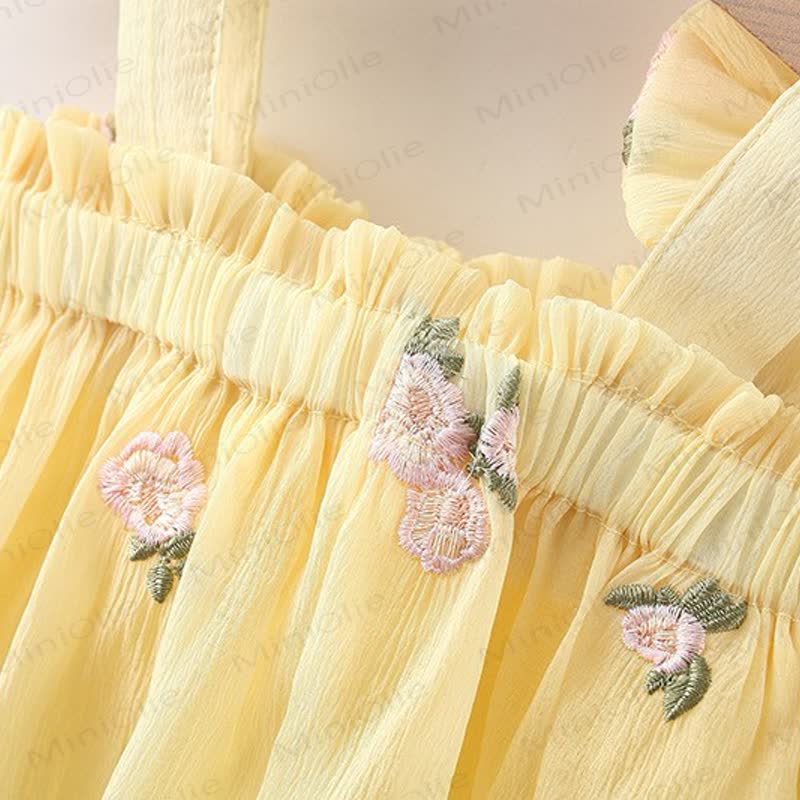 Baby Girl Bow Flower Slip Dress - image 9