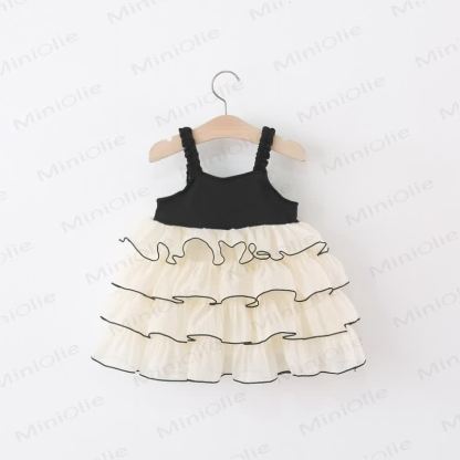 Baby Girl Flower Mesh Slip Dress - image 2