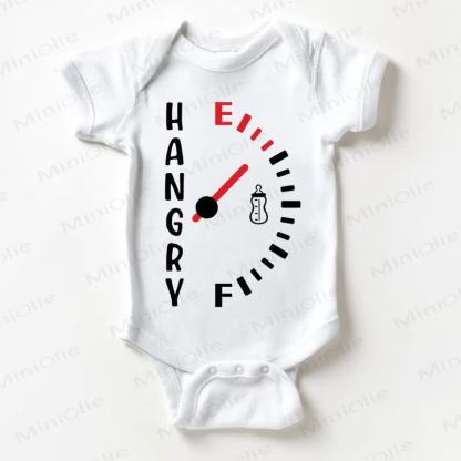 HANGRY Baby White Bodysuit - White - 18-24M - image 1