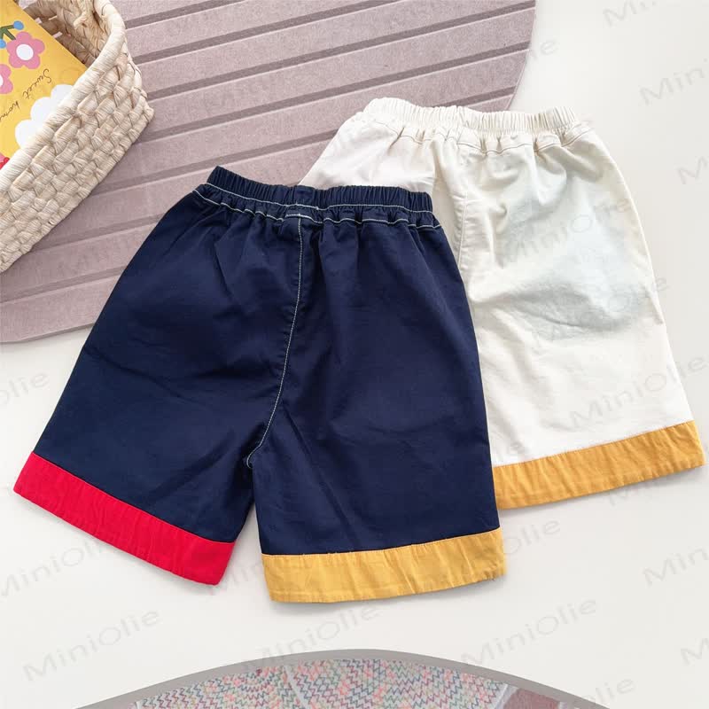 Toddler Kid Car Stripe Pocket Shorts - image 2
