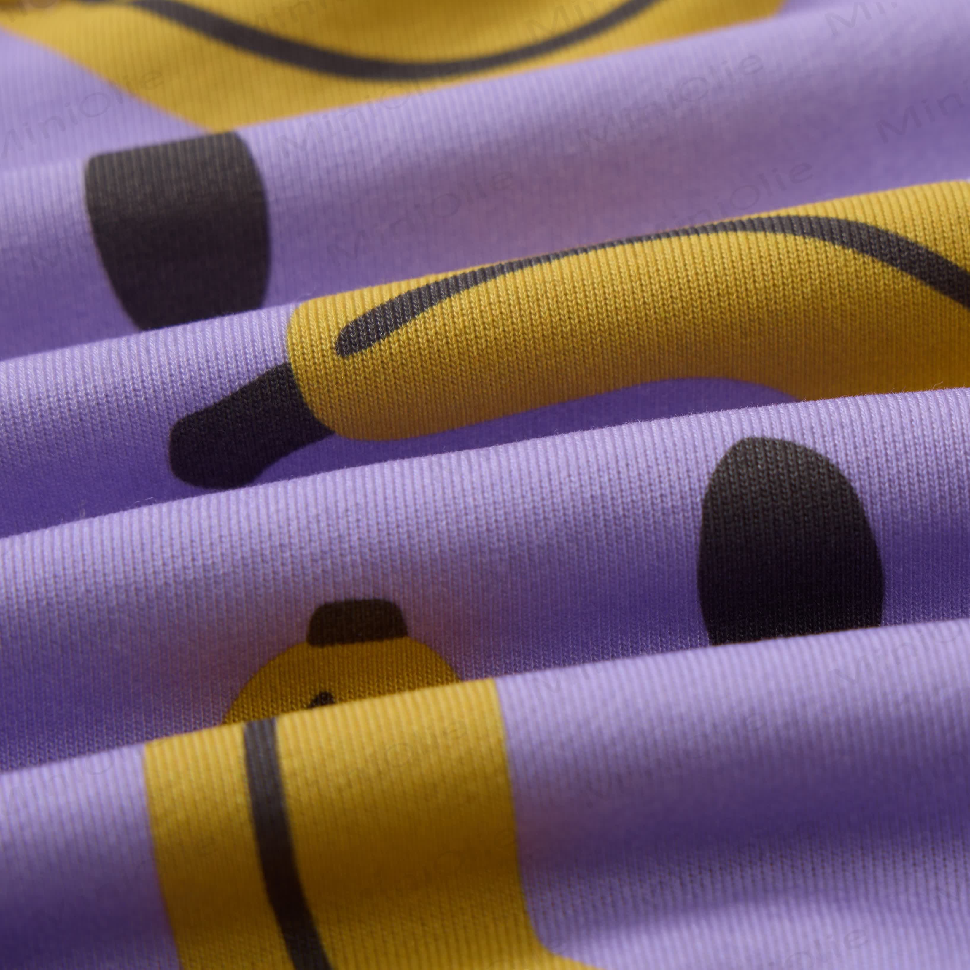 Baby Polka Dots Banana Purple Sweatshirt 2-piece Set - image 6