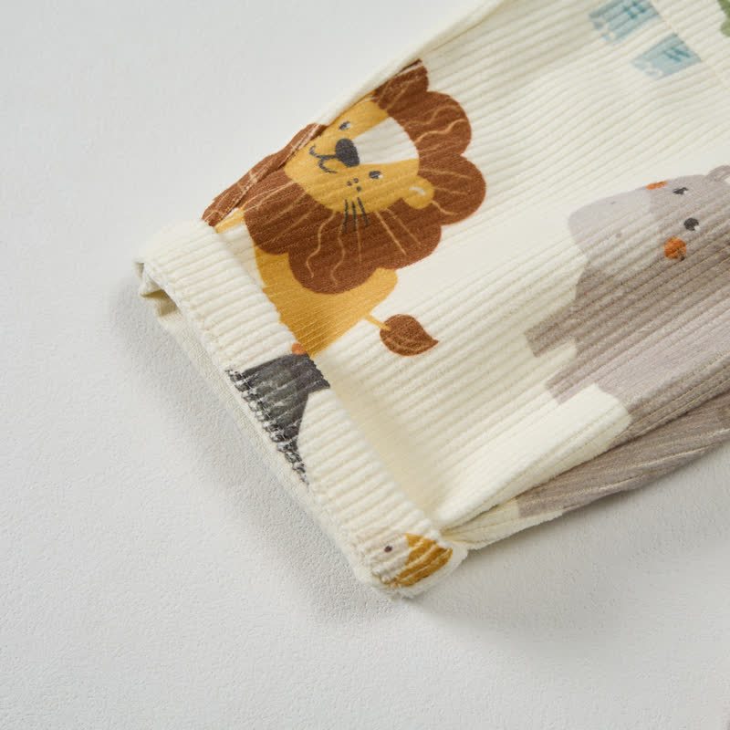 Baby Toddler Beige Zoo Cord Pants - image 5