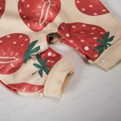 Baby Toddler Strawberry Romper - image 5