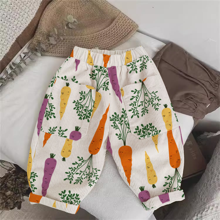 Baby Toddler Beige Carrot Cord Pants - Beige - 3-5T - image 1