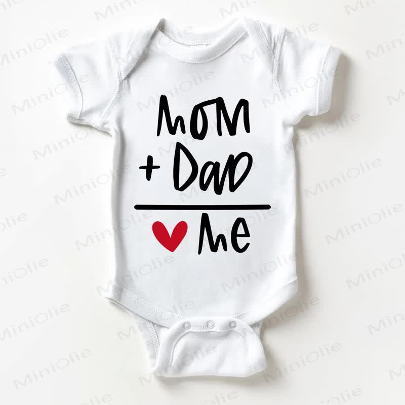 MOM+DAD=ME Baby Bodysuit - White - 18-24M - image 1