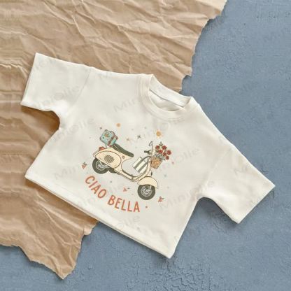 CIAO BELLA Baby Summer Casual T-shirt - White - 2-3T - image 1