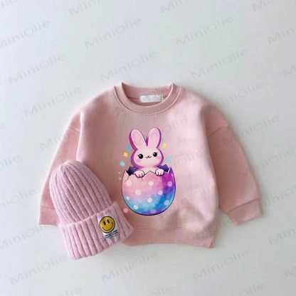 Baby Easter Bunny Pink Sweatshirt - Pink - 2-3T - image 1