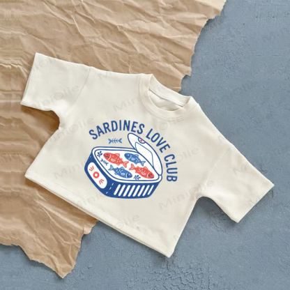 SARDINES LOVE CLUB Baby Summer Casual T-shirt - White - 2-3T - image 1