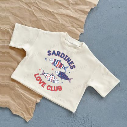 SARDINES LOVE CLUB Baby Summer Casual T-shirt - White - 2-3T - image 1
