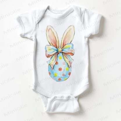 Baby Easter Egg White Bodysuit - White - 18-24M - image 1
