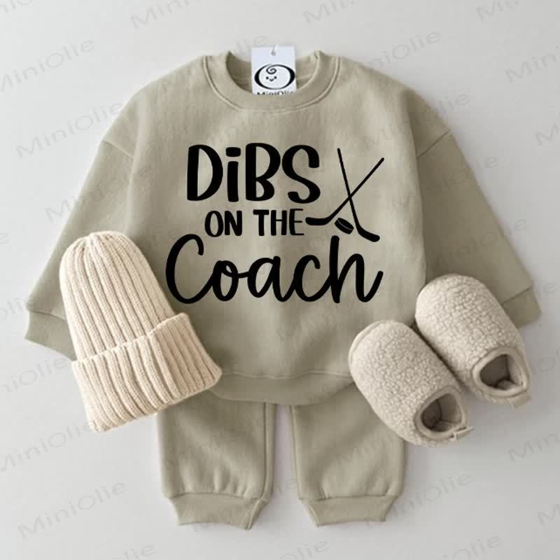 DIBS ON THE COACH Baby 2-piece Grey Green Set - Grey Green - 2-3T - image 1