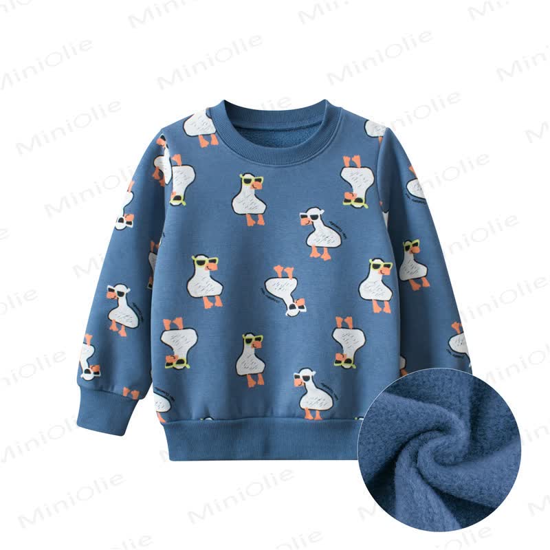 Toddler Duck Blue Sweatshirt - image 7