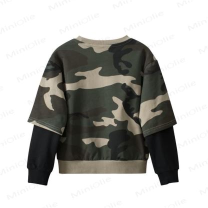Toddler Camouflage Fake 2pcs Sweatshirt - image 2