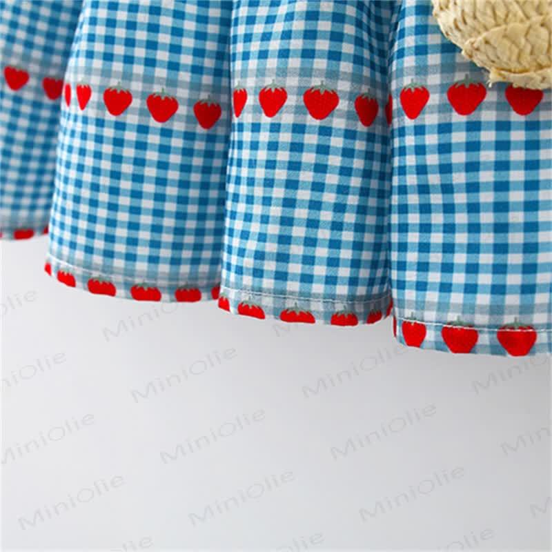 Baby Toddler Cherry Dress With Braided Bag - image 6