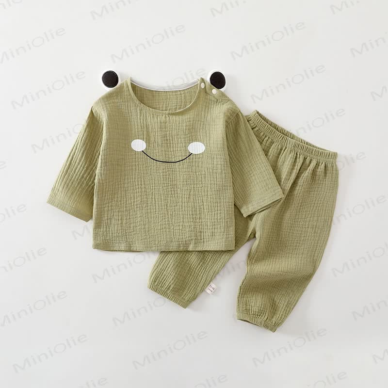 Baby Cartoon Cotton 2-piece Set - image 8