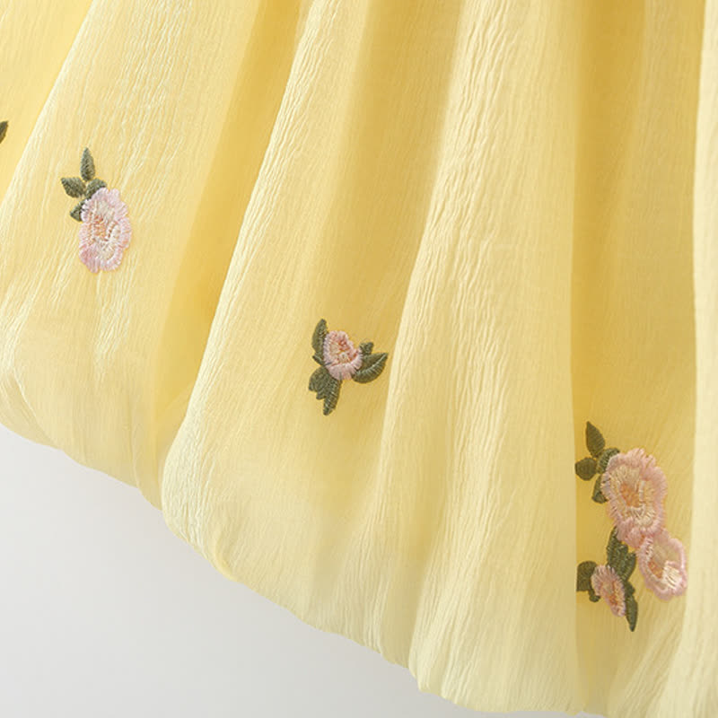 Baby Toddler Girl Bow Flower Dress - image 7