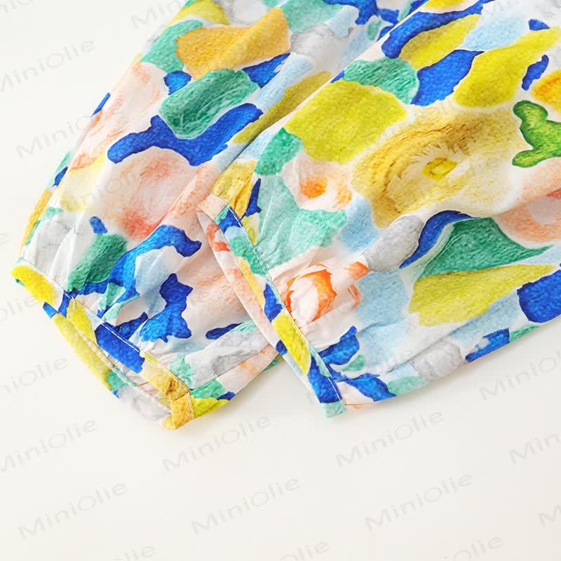 Toddler Kid Girl Oil Painting Flower 2-piece Set - image 7