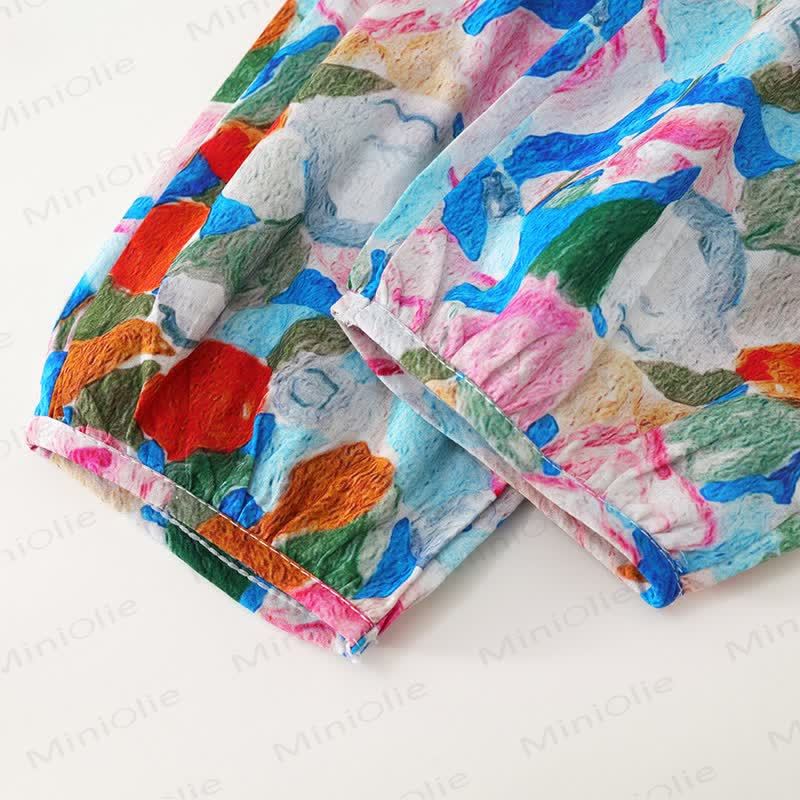 Toddler Kid Girl Oil Painting Flower 2-piece Set - image 15