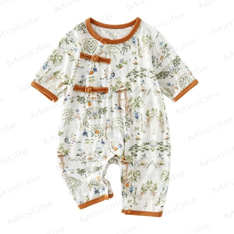 Baby Tree Knot Button Romper - image 2