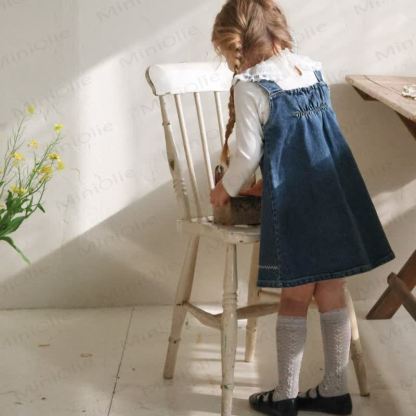 Toddler Denim Pocket Sleeveless Dress - image 9