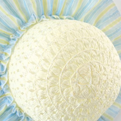 Baby Toddler Striped Dress with Hat - image 8