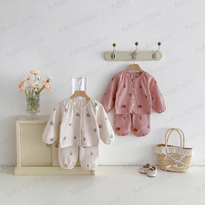 Baby Toddler Avocado/Pomegranate Waffle Set - image 2