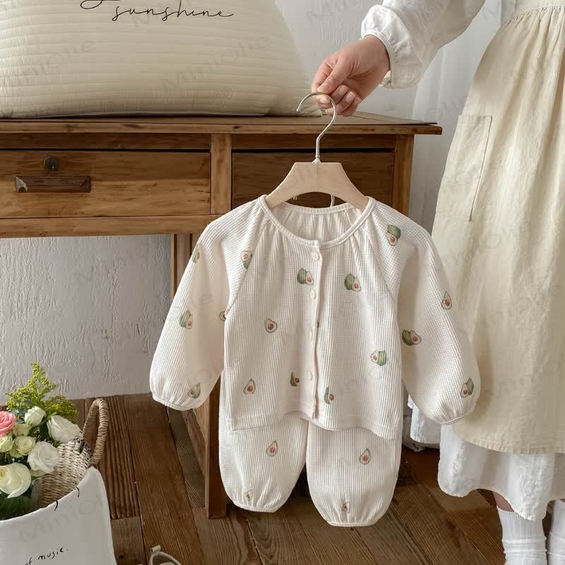 Baby Toddler Avocado/Pomegranate Waffle Set - image 7