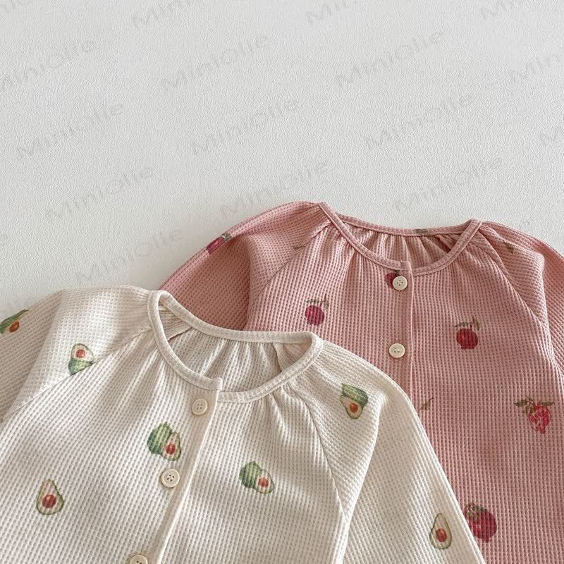 Baby Toddler Avocado/Pomegranate Waffle Set - image 11