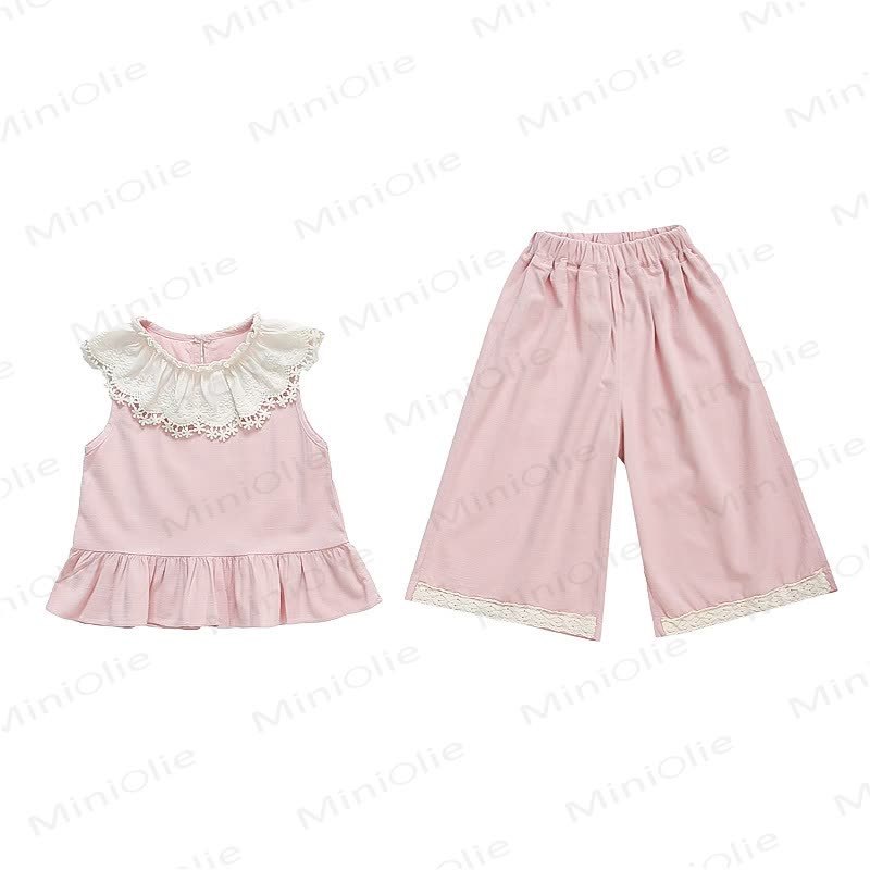 Toddler Girl Lace Tank and Pants Set - image 1