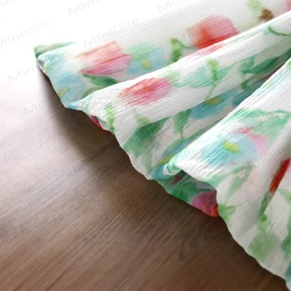 Baby Toddler Tulip Green Dress - image 4