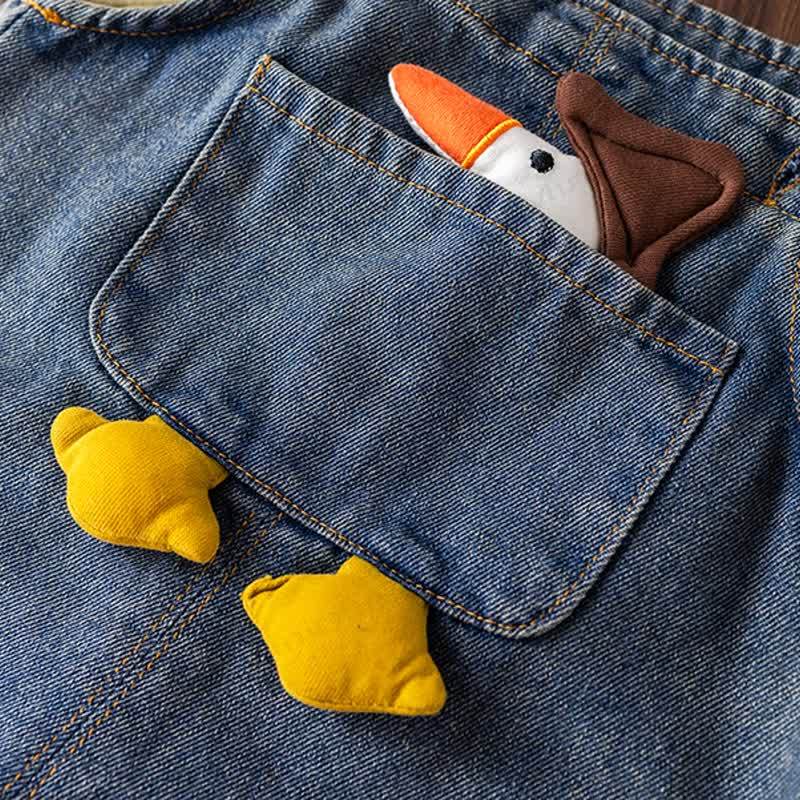 Toddler Duck Tee and Overalls Set - image 18