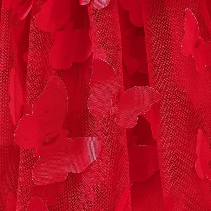 Baby Butterfly Red Dress - image 5