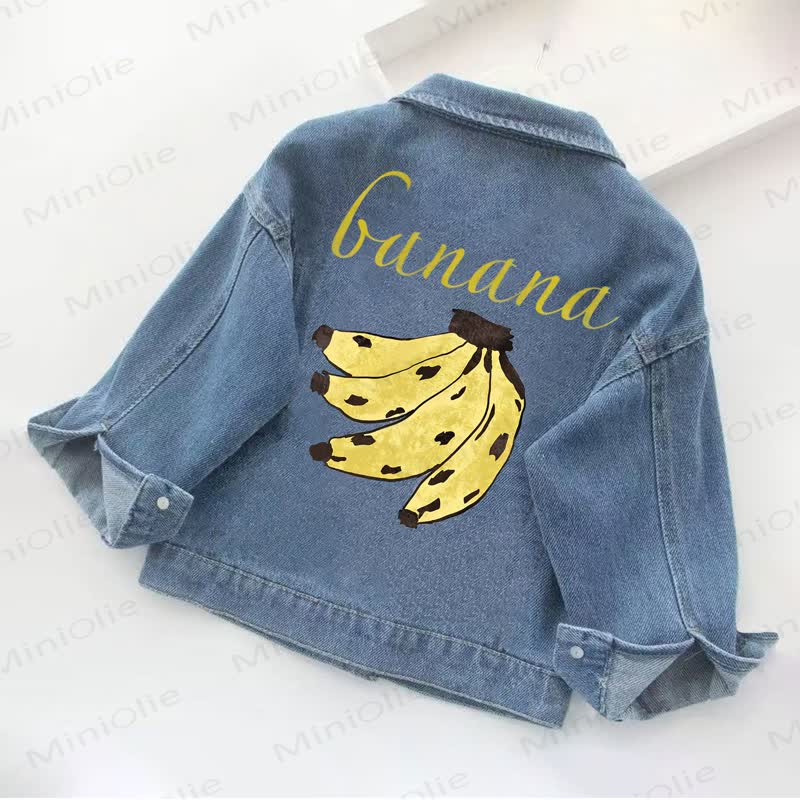 BANANA Toddler Kid Denim Jacket - Blue - 10-11T - image 1