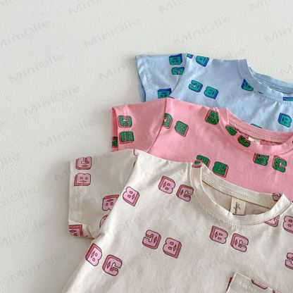 Toddler Alphabet Tee and Shorts Set - image 12