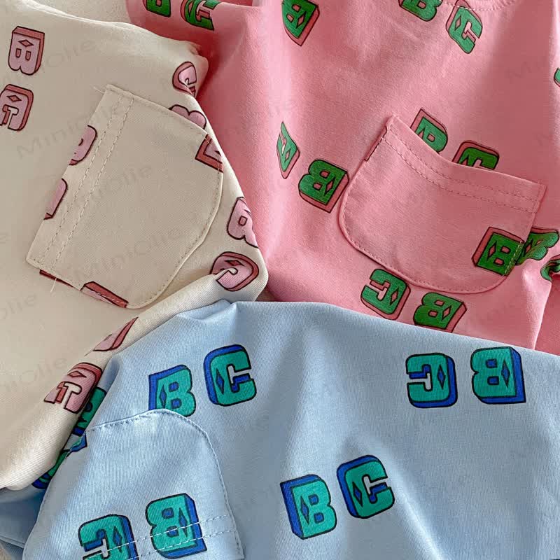 Toddler Alphabet Tee and Shorts Set - image 14