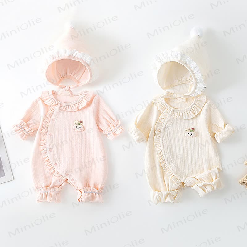 Baby Bunny Romper with Hat - image 2