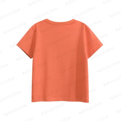  CROCODILE Toddler Kid Boy Orange Tee - image 2