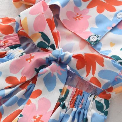 Toddler Kid Colorful Flower Dress - image 2