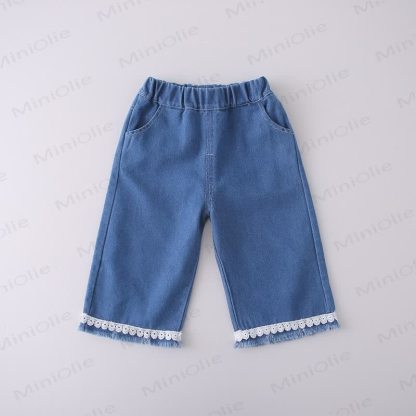 Toddler Girl Bow Denim 3-piece Set - image 12