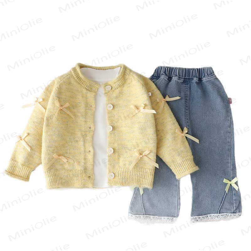 Toddler Tee Cardigan and Pants 3-piece Set - image 20