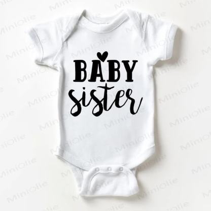 BABY SISTER Baby White Bodysuit - White - 18-24M - image 1
