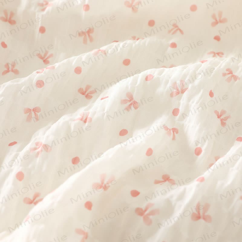 Baby Bow Dot Cotton Romper - image 6