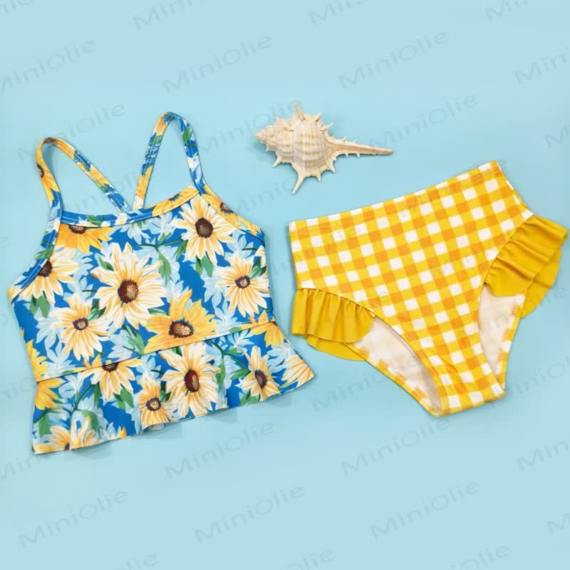 Toddler Flower Striped Swimsuit - image 12