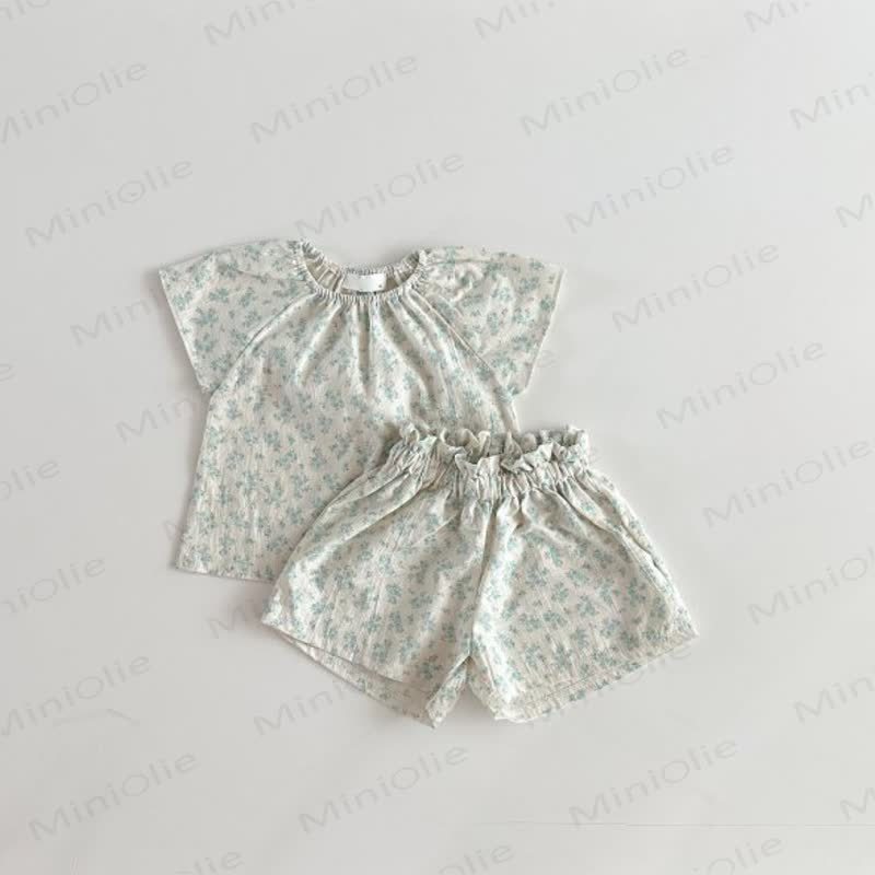 Toddler Polka Dot Breathable Cotton Lounge Dress Set - image 6