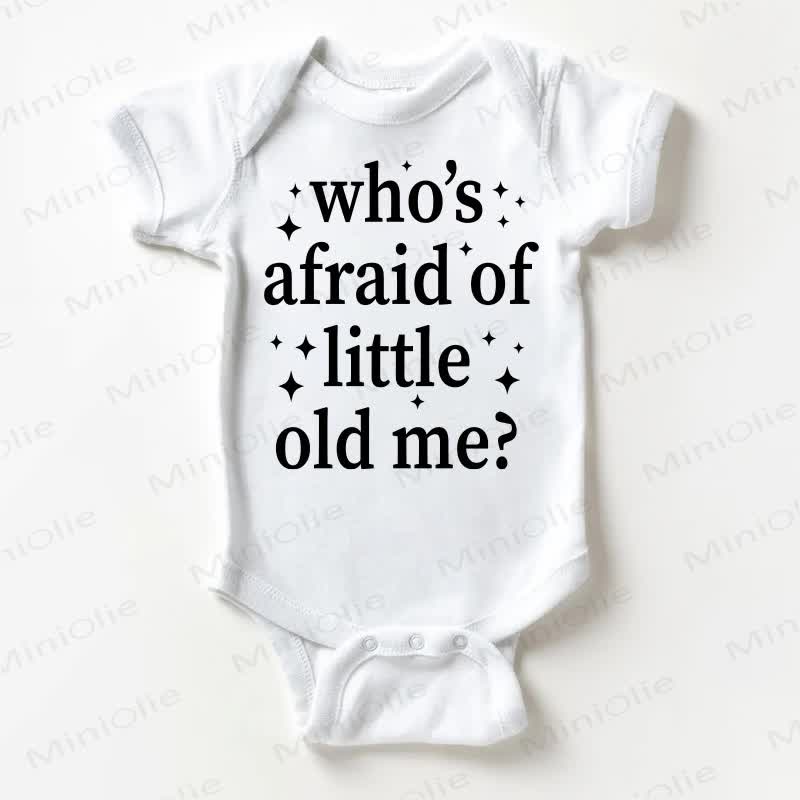 WHO'S AFRAID OF LITTLE OLD ME? Baby Rainbow White Bodysuit - White - 18-24M - image 1