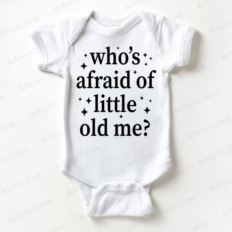 WHO'S AFRAID OF LITTLE OLD ME? Baby Rainbow White Bodysuit - White - 18-24M - image 1