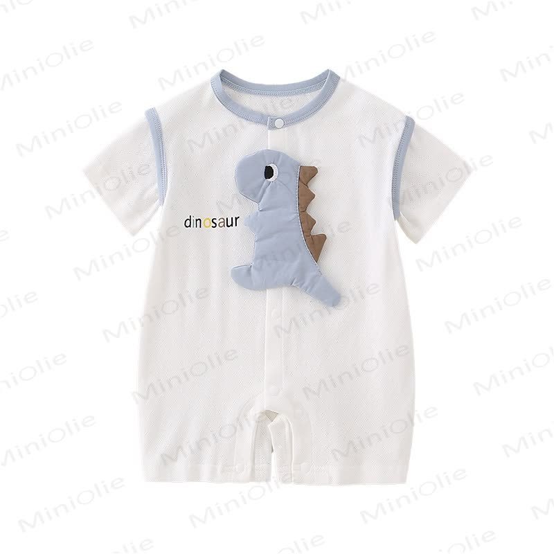 DINOSAUR Baby Breathable Cotton Romper - image 2